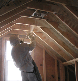 Flint MI attic spray foam insulation